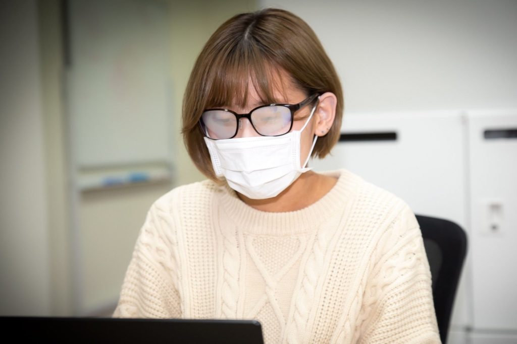 glasses with fog